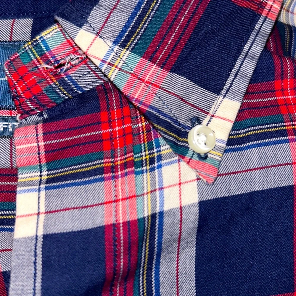 RALPH LAUREN🐎Button Down PLAID SHIRT Mens XL